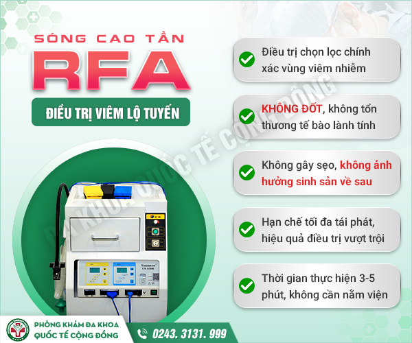 Tất tần tật phương pháp & chi phí khám chữa viêm lộ tuyến cập nhật 20 phút trước