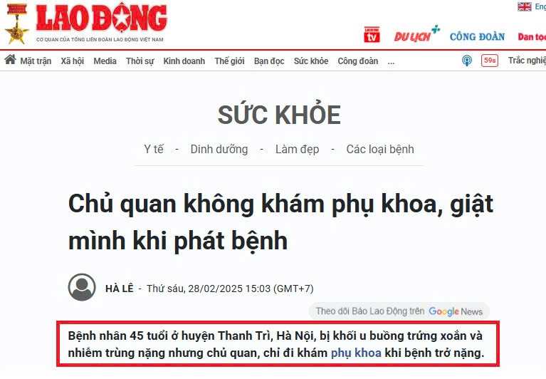 Phòng khám phụ khoa uy tín tại Hà Nội – Bác sĩ nữ, thiết bị hiện đại, khám kín đáo